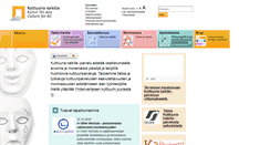 Desktop Screenshot of kulttuuriakaikille.fi