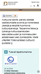 Mobile Screenshot of kulttuuriakaikille.fi